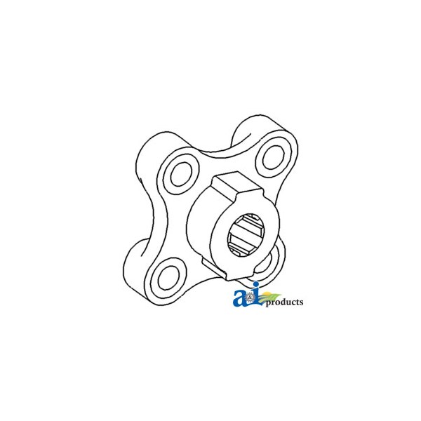 Hub, Hydraulic Pump 4" x5" x2"